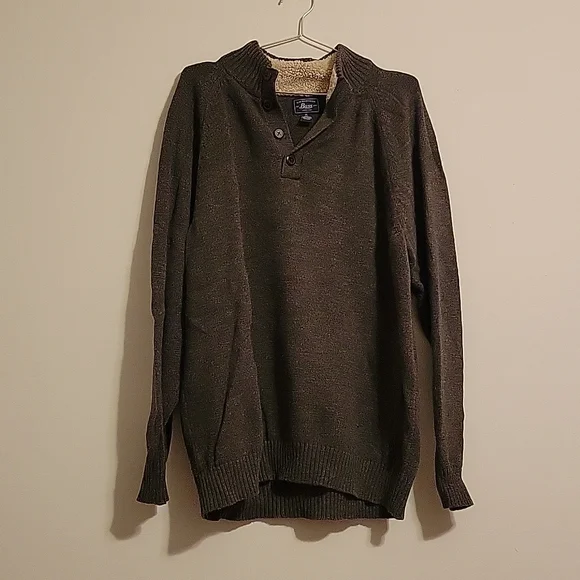 Green Mock Neck Sweater GH Bass - Picture 4 of 6